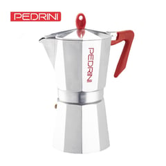 PEDRINI - Cafetera moka italiana asa roja x 12tz