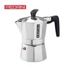 PEDRINI - Cafetera moka italiana asa negra x 3tz