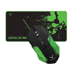 WESDAR - - Combo Gaming Mouse Mouse Pad X2 Verde