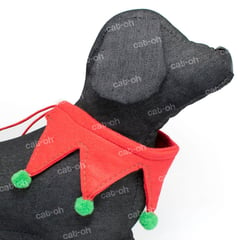 GENERICO - Ropa de Navidad para mascotas - Duendecillo feliz Rojo - Talla XS