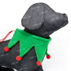 GENERICO - Ropa de Navidad para mascotas - Duendecillo feliz Verde - Talla S