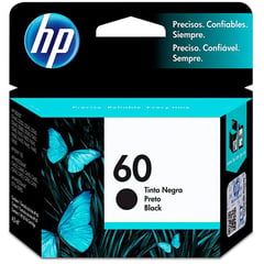 HP - Cartucho de tinta 60 negra original cc640wl
