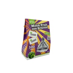 ONZA - Monk Fruit con Eritritol polvo Onza caja x 100 sobres