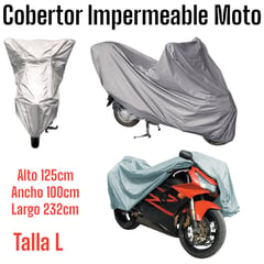 OEM - Cobertor Forro Funda Impermeables para Moto 232x125x100cm