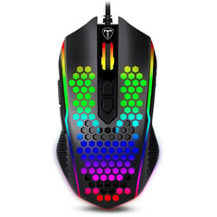 T DAGGER - Mouse gamer t-dagger imperial t-tgm310rgb 7200 dpi, 8 botones - negro