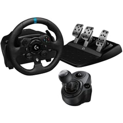 LOGITECH - G - Volante G923 Trueforce for PC y XBox One Incluye Palanca