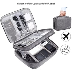 INTERLUD - Maletín Portátil Organizador de Cables FYI260007 Gris