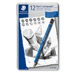 STAEDTLER - Lápiz Grafito Mars Lumograph X12 Soft