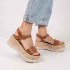 ARANNI - SANDALIAS MUJER IBIZA CAMEL