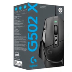 LOGITECH - Mouse Gamer G502 X 2022 25K DPI Hybrid Switches negro