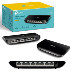 TP LINK - Switch 8 Puertos Tp-link TL-SG1008D 10/100/1000mbps rj45 lan GIGABIT