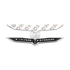 PROTRAIL - Logo Emblema Trailhawk Negro Jeep Cherokee Renegade grande
