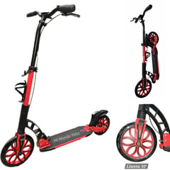 IMPORTADO MC - Scooter Manual Plegable Jovenes y Adultos Amortiguador Red