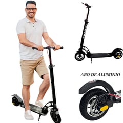 GENERICO - Scooter Manual Plegable Jovenes y Adultos Amortiguador 2025