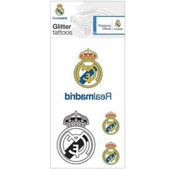 BLUEFIN - TATUAJE - REAL MADRID SINGLE SHEET GLITTER TATTOO