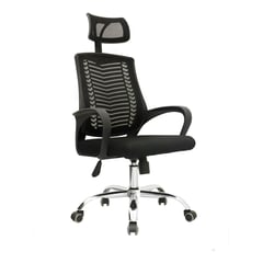 BONNO - Silla De Escritorio Lifan Negro Con Cabecero