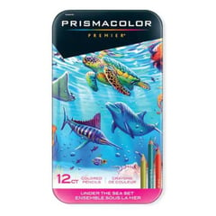 PRISMACOLOR - Premier x 12 Lápices de Colores Profesionales Under The Sea