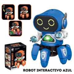 GENERICO - ROBOT BAILARIN PARA NIÑOS COLOR AZUL