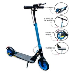 OKA - Scooter de Aluminio »JUVENIL» BLUE