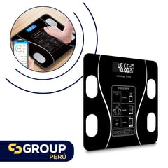 CC GROUP - Balanza Digital Inteligente Bluetooth - Negro