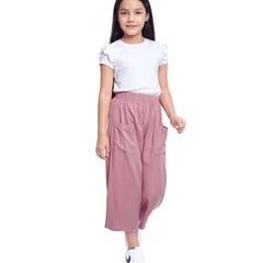 LE PETIT COMPANY - Pantalón Culotte Niña Bolsillos - Rosa Malva