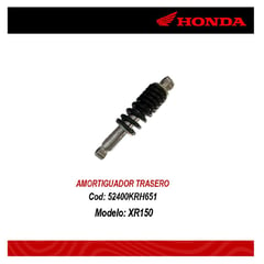 HONDA - MONOSHOK AMORTIGUADOR POSTERIOR XR150 52400KRH651