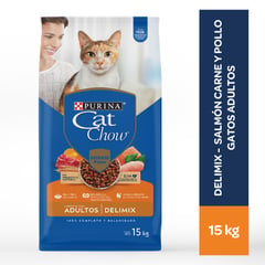 CAT CHOW - ALIMENTO DE GATO DELIMIX 15KG.