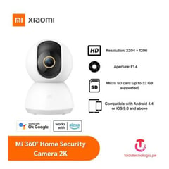 Cámara De Seguridad Ip Mi 360° Home Security 2k Full Color