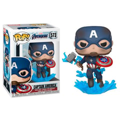 FUNKO - Pop Capitan America Broken Shield Endgame - Captain Am