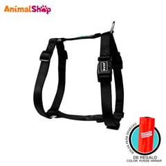 DOCO - Arnes De Perro Forma De H M Negro 50 A 70 Cm Y Regalo