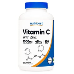 Vitamina C 1000 mg 120 capsulas Vitamin C