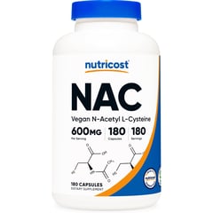 NUTRICOST - NAC N acetyl cysteine cisteina 180 caps