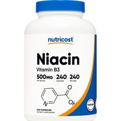 NUTRICOST - Niacin Niacina Vitamina B3 240 capsulas