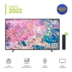 SAMSUNG - Televisor Samsung Smart TV 50 QLED 4K QN50Q60BAGXPE.