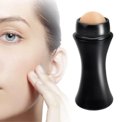 MINARI - Rodillo Roller Facial Piedra Volcánica Anti Brillo para el Rostro 25R - Color Aleatorio