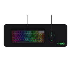 VSG - Kit Gamer Pyxis 3 en 1 Teclado + Mouse + Mousepad