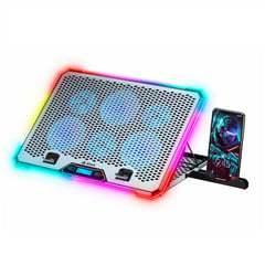 IDOCK - - Cooler Turbine II N-7 RGB con 7 Niveles y 6 Ventiladores