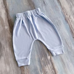 ECOBEBE - Pantalones Bebé - Baby Blue 100 Algodón Orgánico