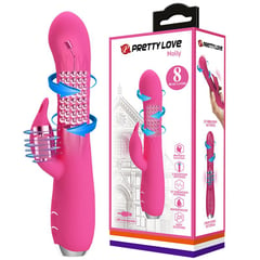 PRETTY LOVE - MOLLY MAGENTA - RABBIT RECARGABLE CON ROTACION