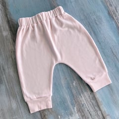 ECOBEBE - Pantalones Bebé - Soft Pink 100 Algodón Orgánico