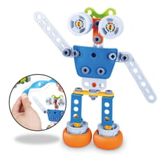 JP SOPORTECOM - Juguete Robot de Construcción Flexible 59P