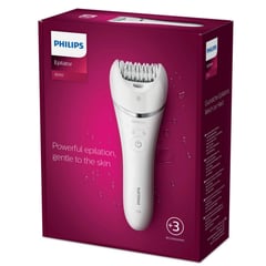 PHILIPS - Depiladora Resistente al agua + 3 Accesorios BRE700.