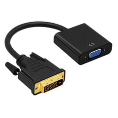 GENERICO - Cable Adaptador DVI 24 + 1 a VGA Hembra Conector