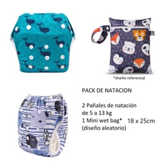 GENERICO - Pack Pañales de Natación OS 5-13kg-Boy