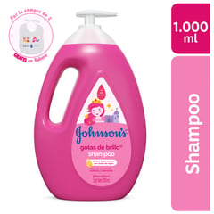 JOHNSONS - Shampoo Johnsons Gotas de Brillo y Sedoso 1 Litro