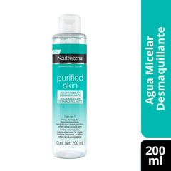 NEUTROGENA - Agua Micelar Desmaquillante Piel Purificada 200ml