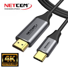 GENERICO - Cable Tipo C a HDMI 2.0 1.8 metros 4K Ultra HD 60Hz 2160p