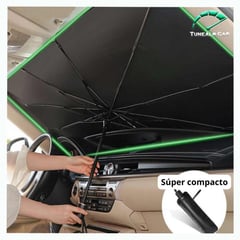 IMPORTADO MC - Tapasol plegable portátil Tunealo car - Negro