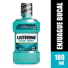 LISTERINE - Enjuague Bucal Listerine Cool Mint Menta 180ml