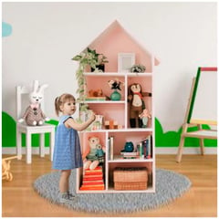 MINARI - Casita Organizador para Guarda Juguetes Librero Armario Infantil R M24